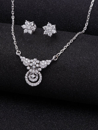 Silver Aria Jewellery Set
