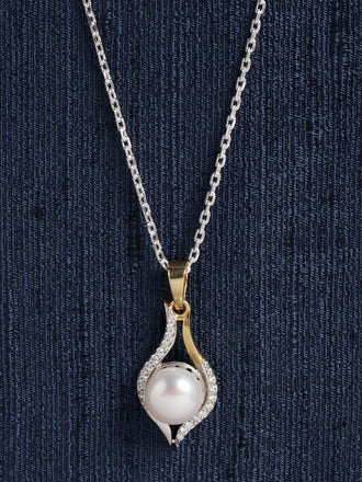 Silver Pearl Pendant
