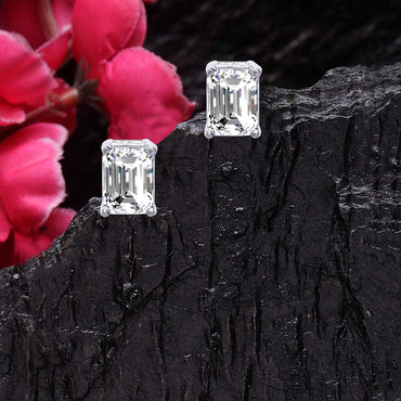 Clara-92.5-Sterling-silver-White-Gold-Plated-Emerald-Cut-Solitaire-Stud-Earring-Screw-Back-For-Women-&-Girls