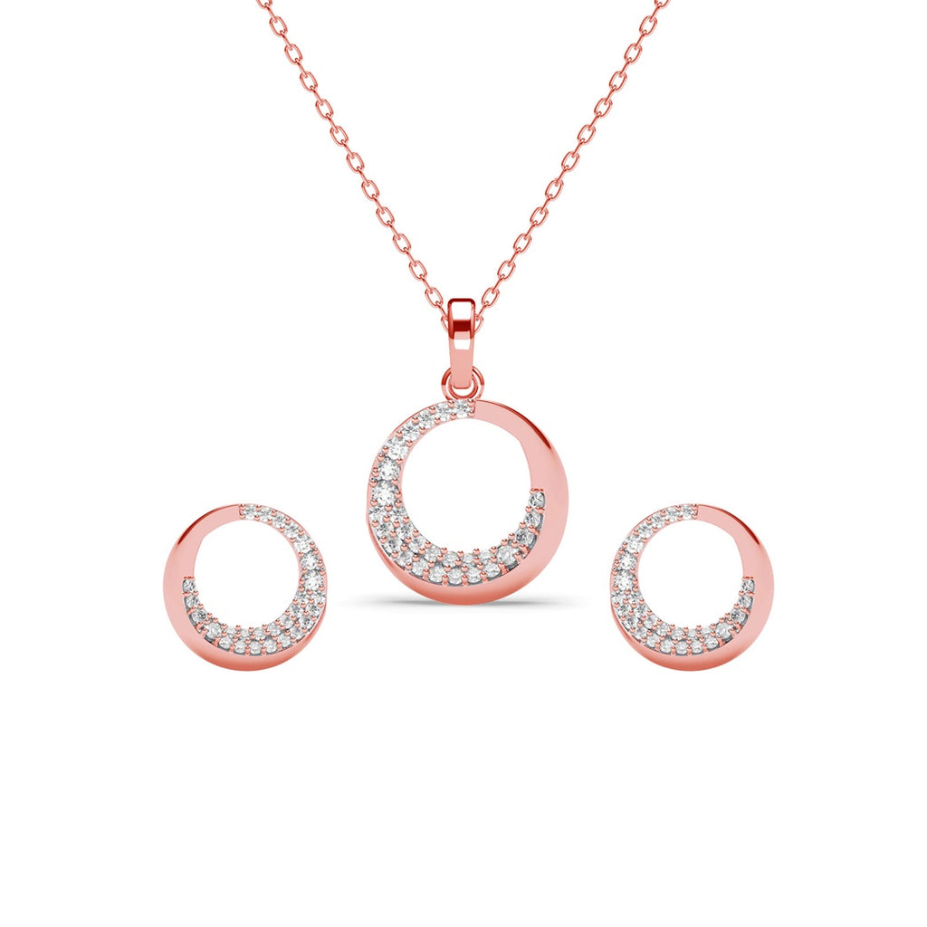 Silver Cerchio Jewellery Set