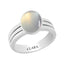 Certified Moonstone Stunning Silver Ring 5.5cts or 6.25ratti