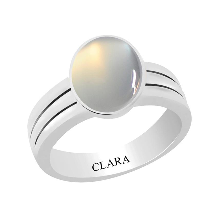 Certified Moonstone Stunning Silver Ring 3.9cts or 4.25ratti