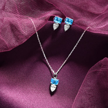 Silver Vistosa Jewellery Set
