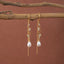 Silver Designer Pearl Sui Dhaga Threader Earrings