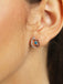 CLARA 925 Sterling Silver Heart Earrings with Screw Back 