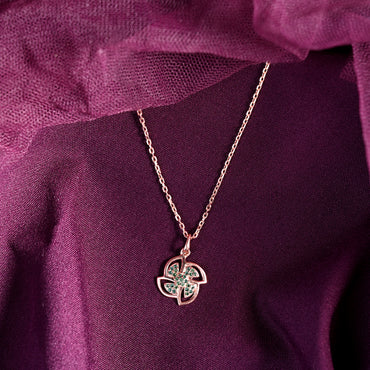 Silver Hermosa Pendant Chain Necklace