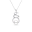 Silver Morsal Real Pearl Pendant Chain