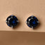 CLARA 925 Sterling Silver Royal Blue Studs Earrings Gift for Kids Girls