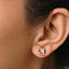 Silver Tosca Stud Earrings