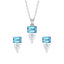 Silver Vistosa Jewellery Set