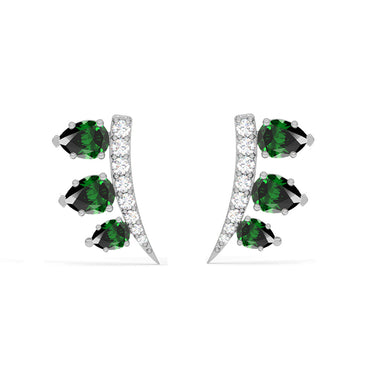 CLARA 925 Sterling Silver Reina Earrings 
