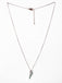 CLARA 925 Sterling Silver Blanca Pendant Chain Necklace 