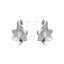 Silver Gioia Flower Stud Earrings