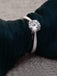 CLARA Pure 925 Sterling Silver Luca Adjustable Ring Gift for Women and Girls