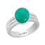 Certified Green Onyx Haqiq Stunning Silver Ring 4.8cts or 5.25ratti