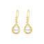 Silver Esin Real Pearl Drop Earrings