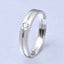 CLARA Real 925 Sterling Silver Magnus Band Ring Size Adjustable, Rhodium Plated, Swiss Zirconia Gift for Men & Boys