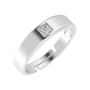 CLARA Pure 925 Sterling Silver Franco Adjustable Ring Gift for Women and Girls