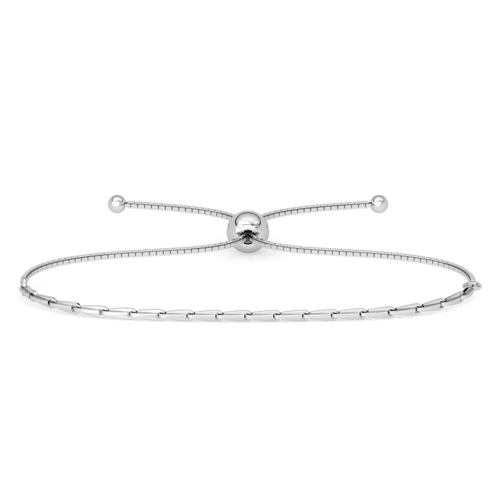 CLARA 925 Pure Silver Chimta chain Bracelet