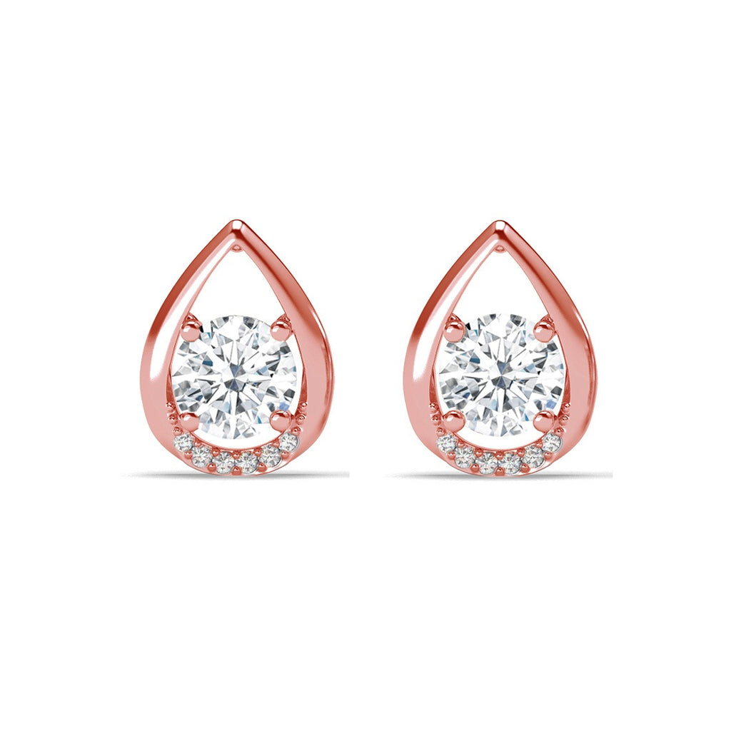 Silver Tosca Stud Earrings