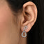 Silver Serenity Dangler Earrings