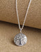CLARA 925 Sterling Silver Tree of Life Pendant Chain Necklace 