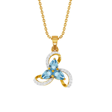 CLARA 925 Sterling Silver Melba Pendant Chain Necklace 