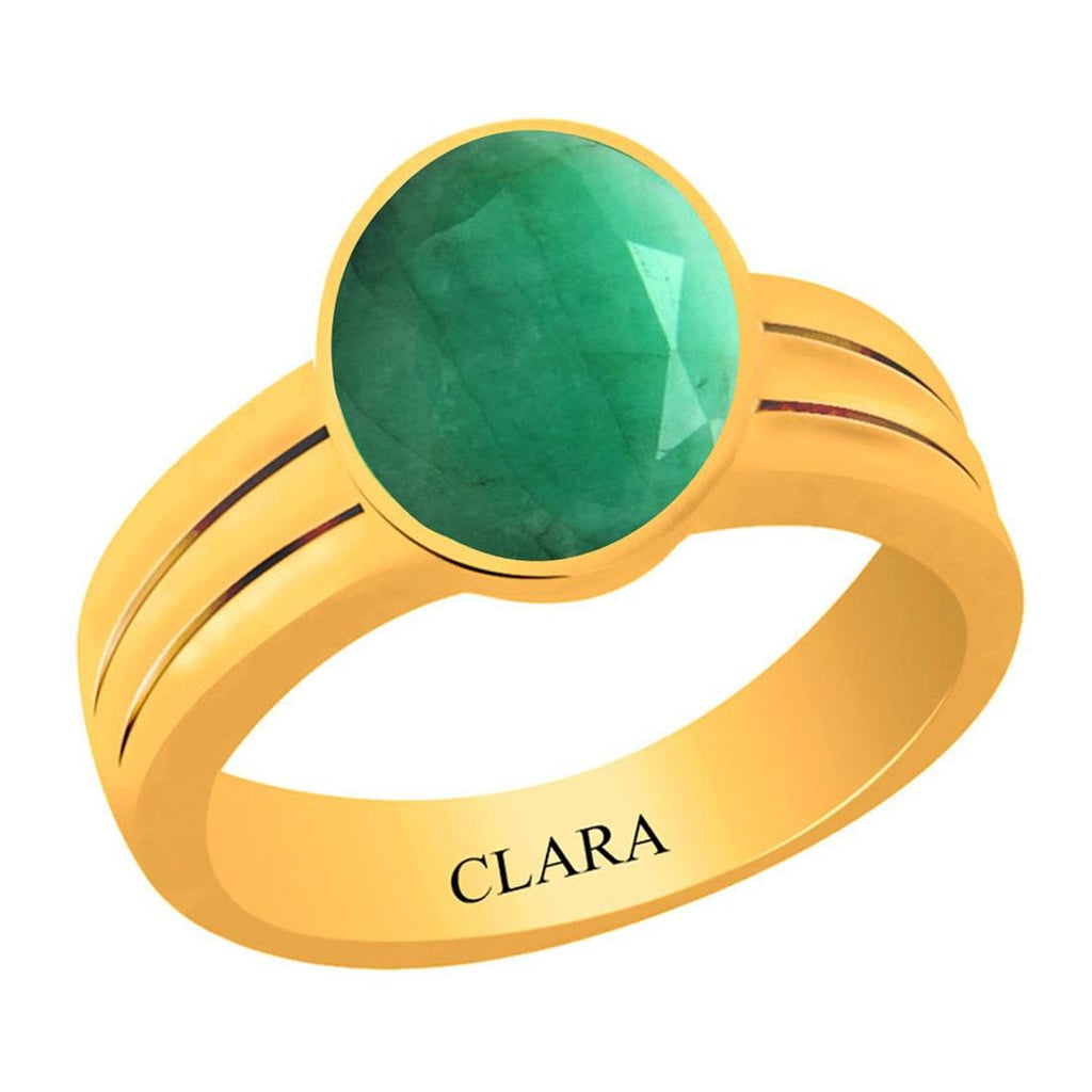Certified Emerald Panna Stunning Panchdhatu Ring 9.3cts or 10.25ratti