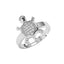 CLARA 925 Sterling Silver Size Adjustable Good Luck Tortoise Turtle Ring 