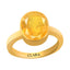 Certified Yellow Sapphire Pukhraj Elegant Panchdhatu Ring 9.3cts or 10.25ratti