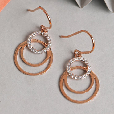 CLARA 925 Sterling Silver Irina Dangler Earrings 