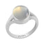 Certified Moonstone Zoya Silver Ring 8.3cts or 9.25ratti