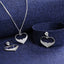 Silver Cuore Heart Jewellery Set