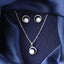 Silver Zola Real Pearl Jewellery Set