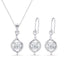 Silver Etta Solitaire Jewellery Set