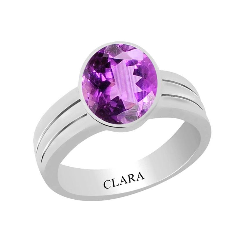 Certified Amethyst (Katela) Stunning Silver Ring 8.3cts or 9.25ratti