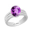Certified Amethyst (Katela) Stunning Silver Ring 6.5cts or 7.25ratti