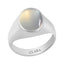 Certified Moonstone Bold Silver Ring 8.3cts or 9.25ratti