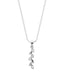 Silver Leaf Pendant Chain Necklace
