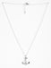 CLARA 925 Sterling Silver Anchor Pendant Chain Necklace 