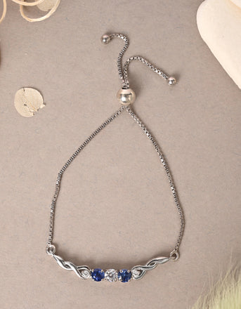 CLARA 925 Pure Silver Classic Hand Bracelet