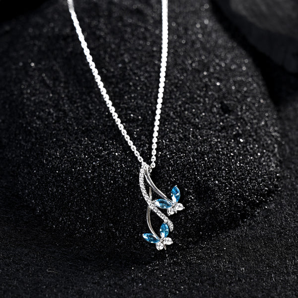 Butterfly Necklace Silver Chain Designs For Ladies Buy Premium 925 Sterling Silver Pendants For Women Girls – CLARA