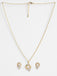 CLARA 925 Sterling Silver Alba Pendant Earring Chain Jewellery Set 