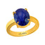 Certified Blue Sapphire Neelam Prongs Panchdhatu Ring 6.5cts or 7.25ratti