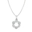 CLARA 925 Sterling Silver Alma Pendant Chain Necklace 