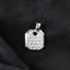 Silver Hexa Men Pendant Necklace with Chain or without Chain