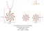 CLARA 925 Sterling Silver Anna Pendant Earring Chain Jewellery Set 
