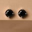 CLARA 925 Sterling Silver Black Studs Earrings Gift for Kids Girls 