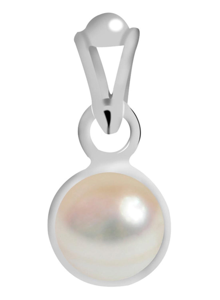 Certified Pearl (Moti) Silver Pendant 9.3cts or 10.25ratti