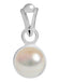 Certified Pearl (Moti) Silver Pendant 5.5cts or 6.25ratti